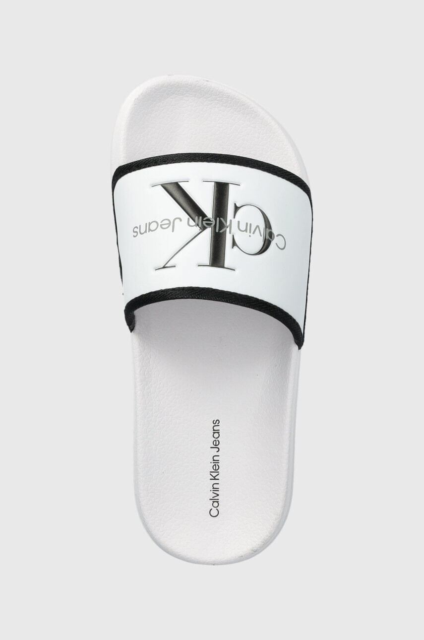 Calvin Klein Jeans Детски чехли в бяло - Pepit.bg