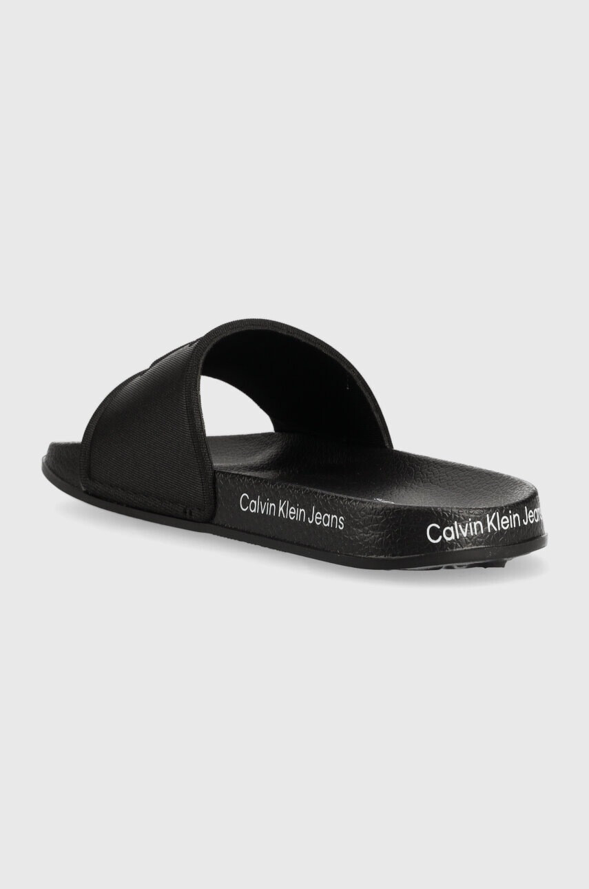 Calvin Klein Jeans Детски чехли в черно - Pepit.bg