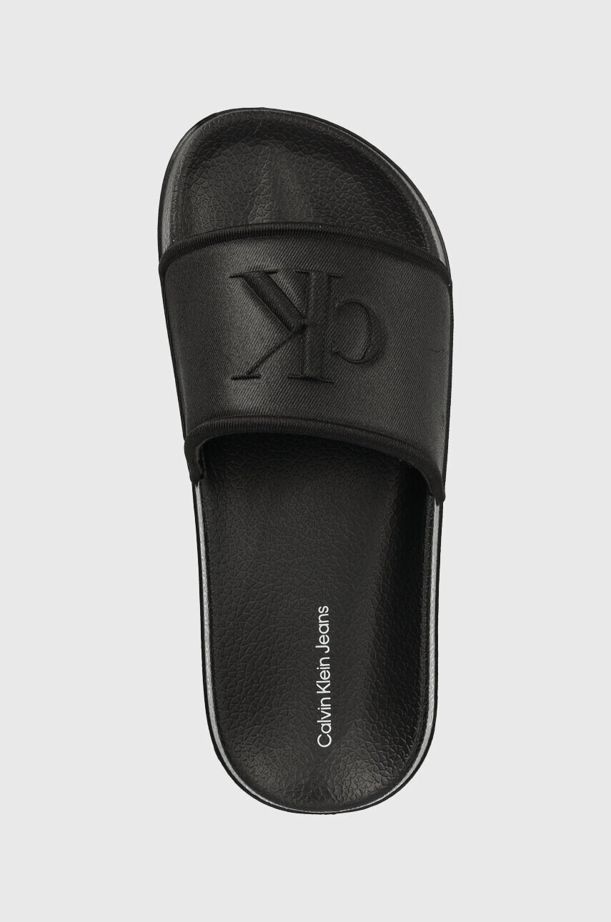 Calvin Klein Jeans Детски чехли в черно - Pepit.bg
