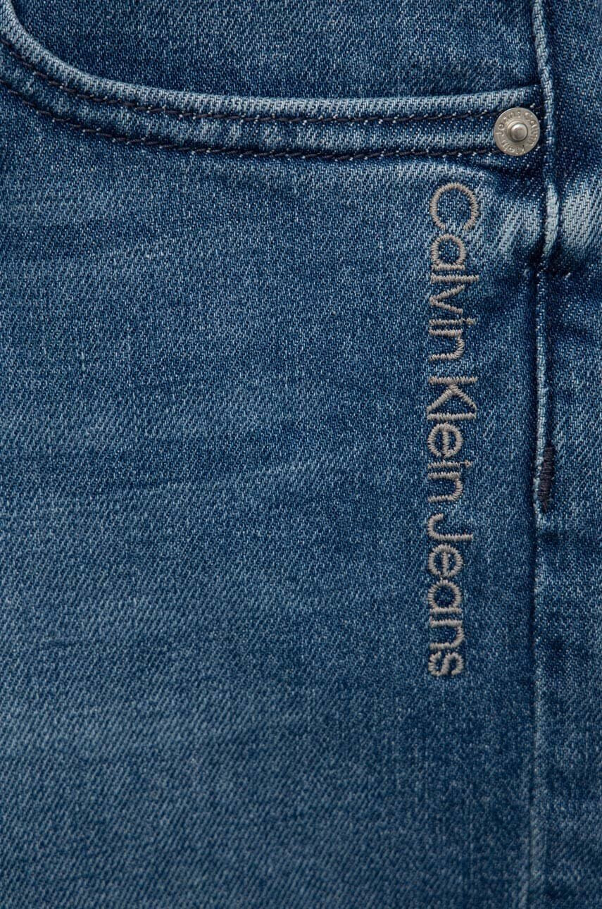 Calvin Klein Jeans Детски дънки DAD FIT AZURE BLUE - Pepit.bg