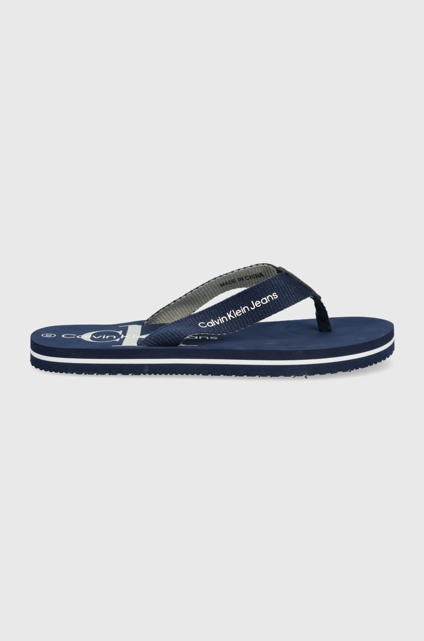 Calvin Klein Jeans Детски джапанки в тъмносиньо - Pepit.bg