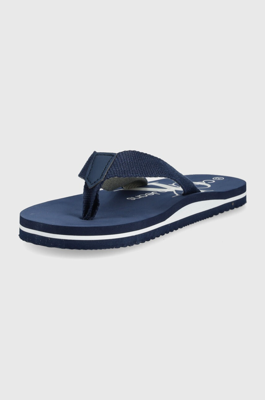 Calvin Klein Jeans Детски джапанки в тъмносиньо - Pepit.bg