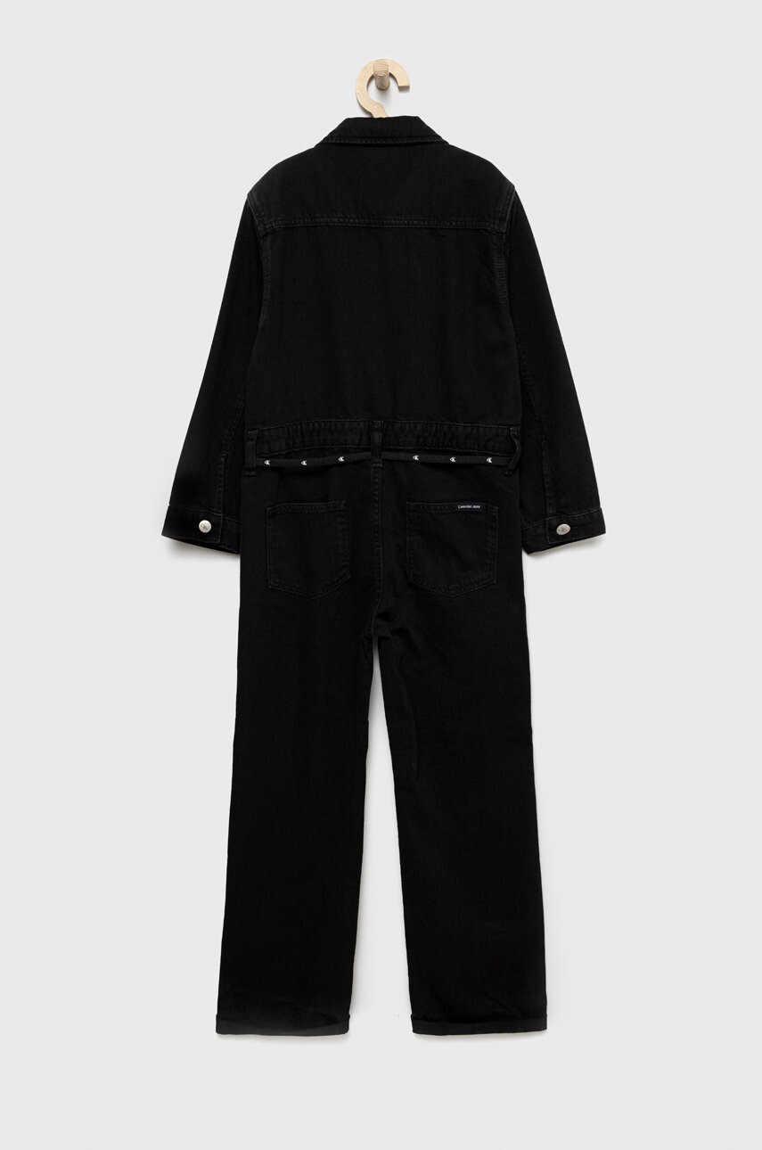 Calvin Klein Jeans Детски гащеризон в черно - Pepit.bg