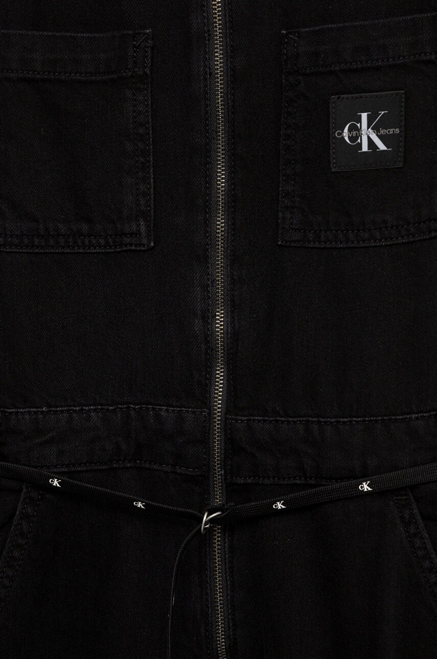 Calvin Klein Jeans Детски гащеризон в черно - Pepit.bg
