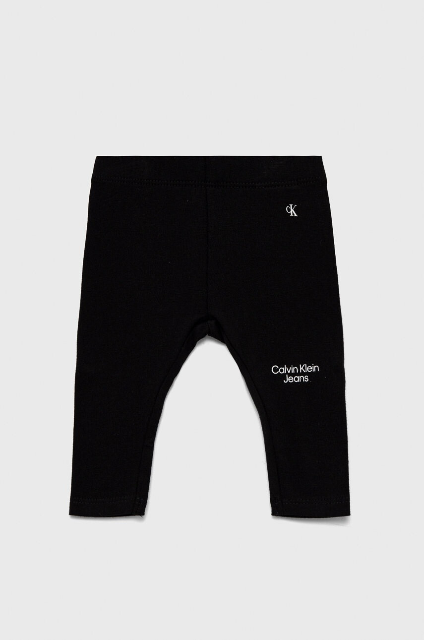 Calvin Klein Jeans Детски клин в черно с изчистен дизайн - Pepit.bg