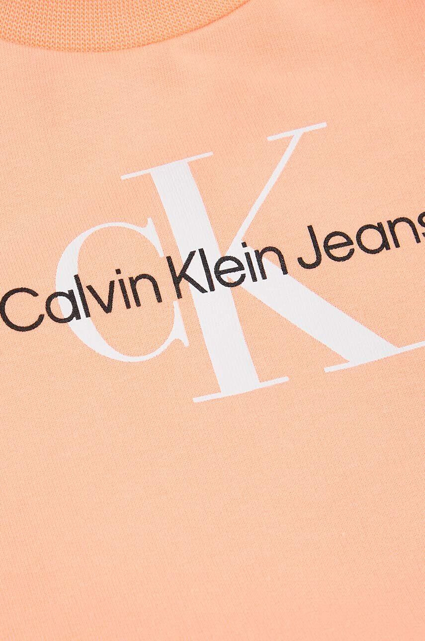 Calvin Klein Jeans Детски комплект в оранжево - Pepit.bg