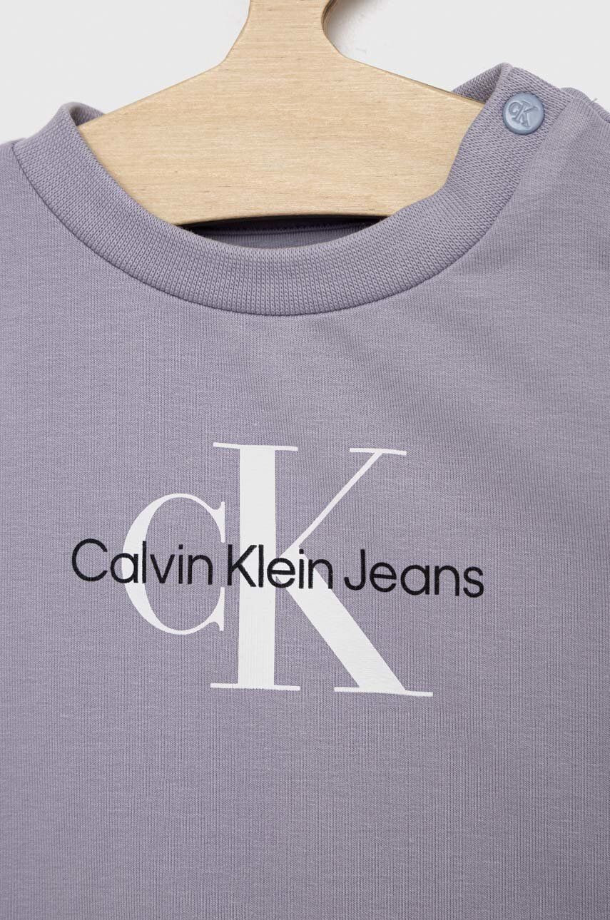 Calvin Klein Jeans Детски комплект в лилаво - Pepit.bg