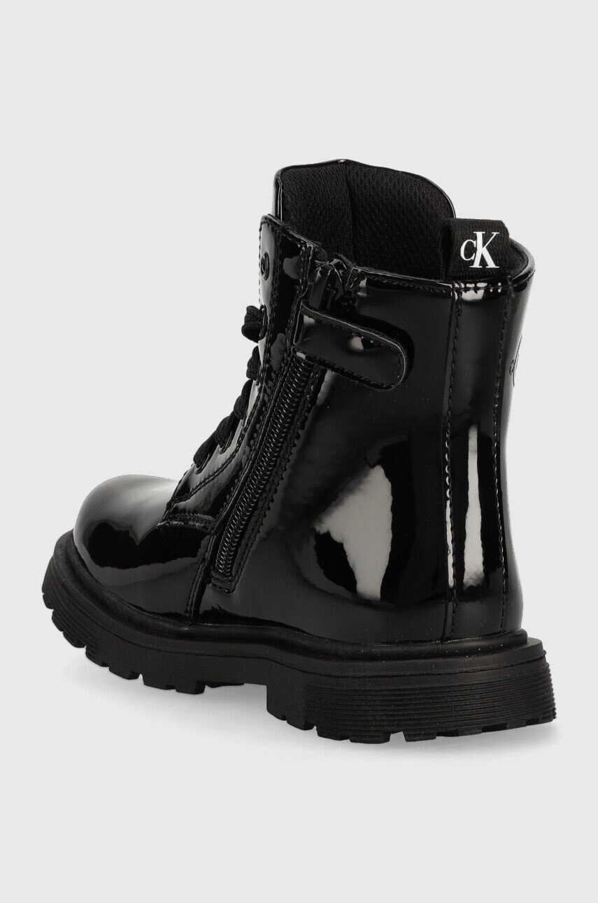 Calvin Klein Jeans Детски кубинки в черно - Pepit.bg