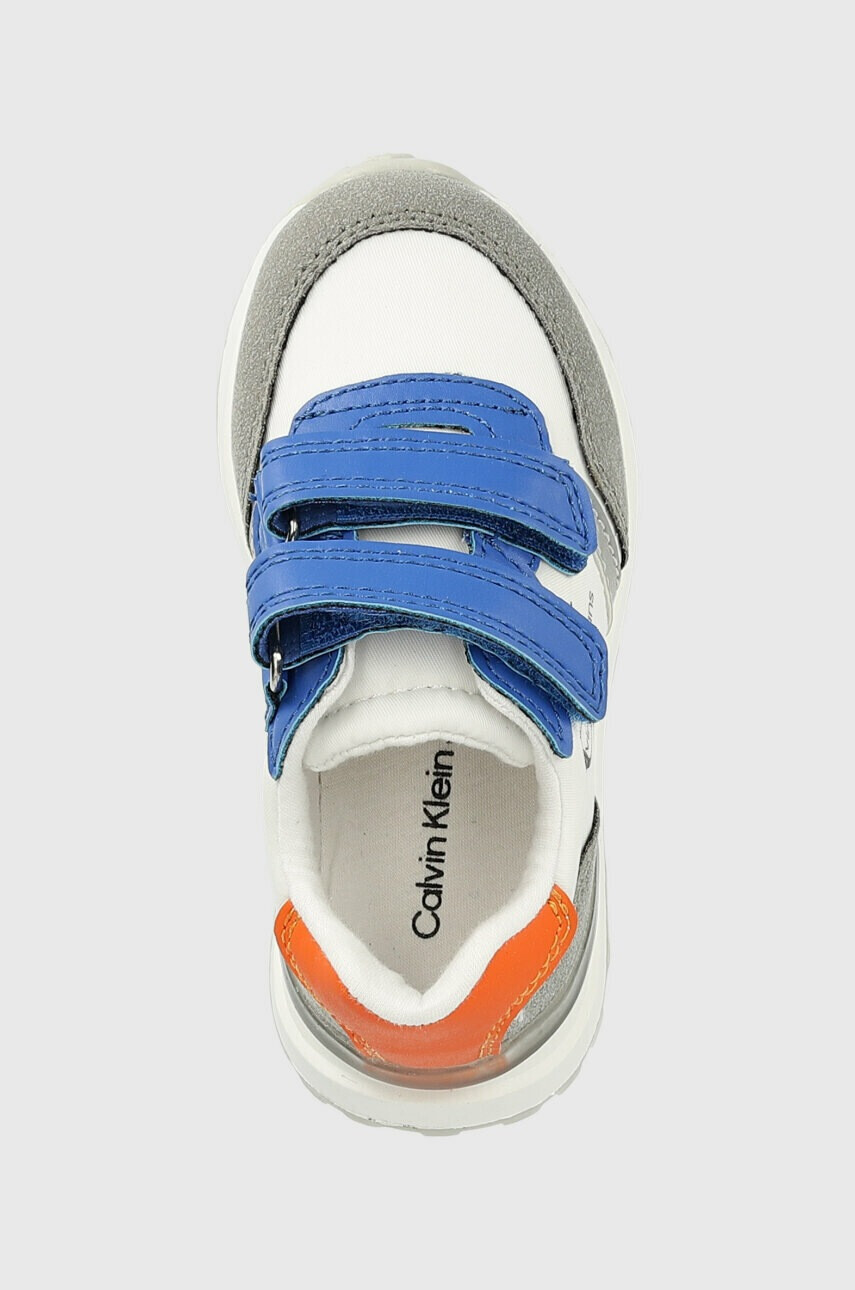 Calvin Klein Jeans Детски маратонки в бяло - Pepit.bg