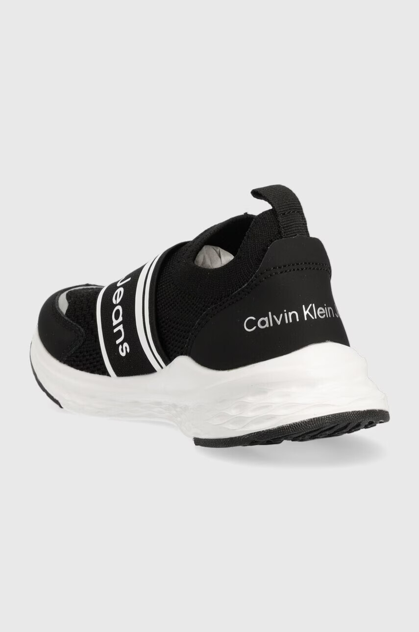 Calvin Klein Jeans Детски маратонки в черно - Pepit.bg