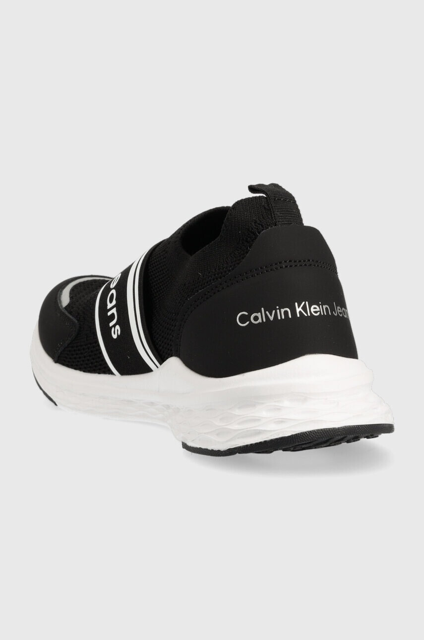 Calvin Klein Jeans Детски маратонки в черно - Pepit.bg