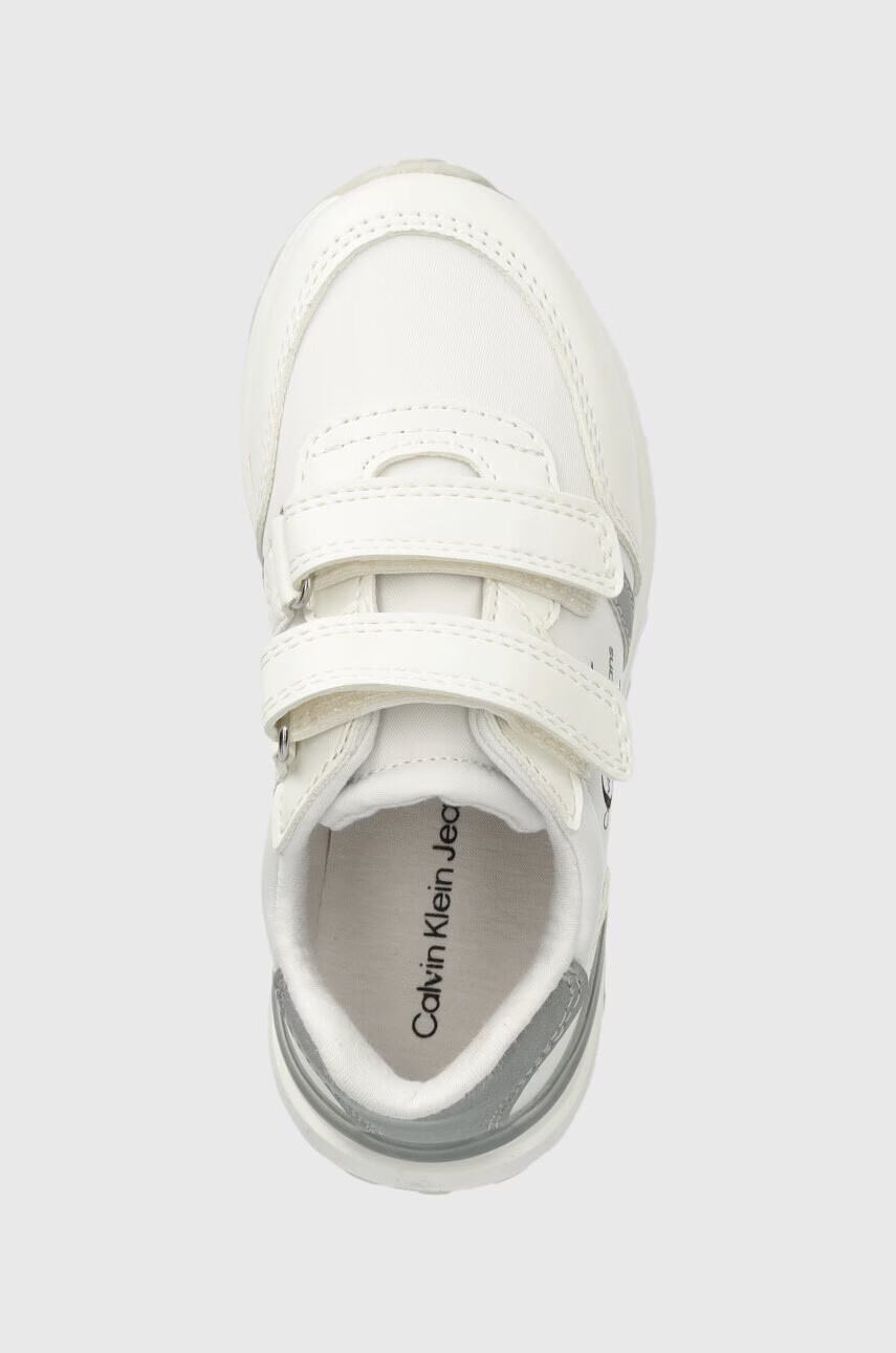 Calvin Klein Jeans Детски маратонки в бяло - Pepit.bg