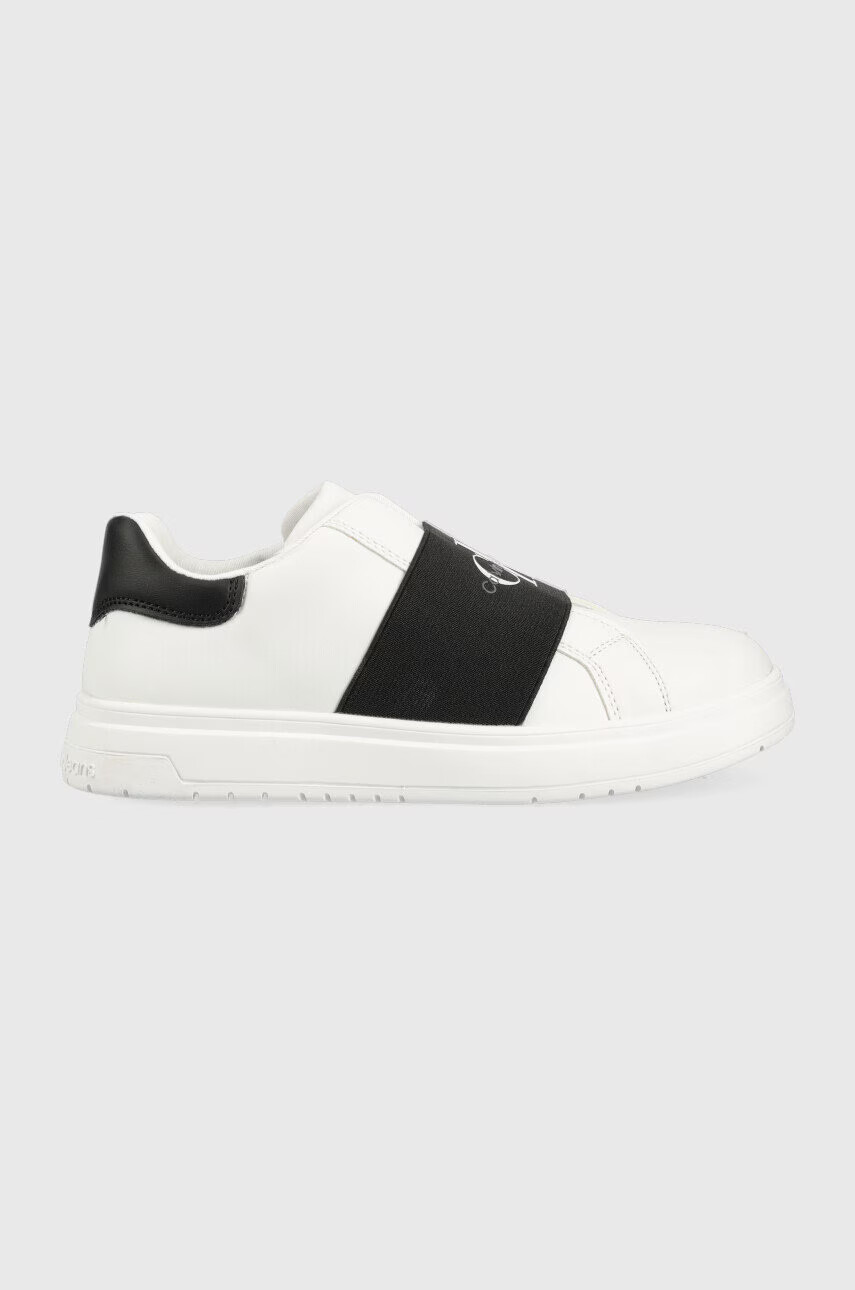 Calvin Klein Jeans Детски маратонки в бяло - Pepit.bg