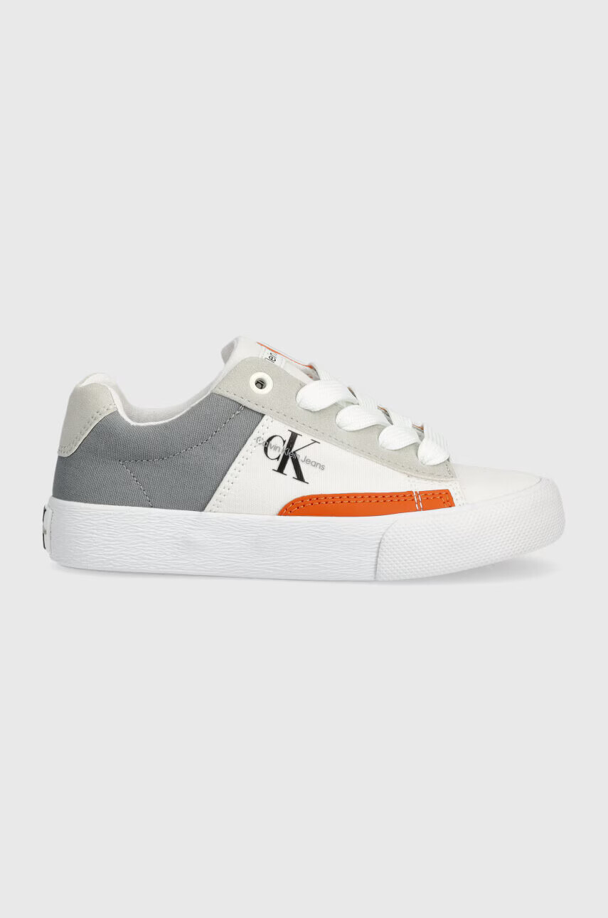 Calvin Klein Jeans Детски ниски кецове в сиво - Pepit.bg