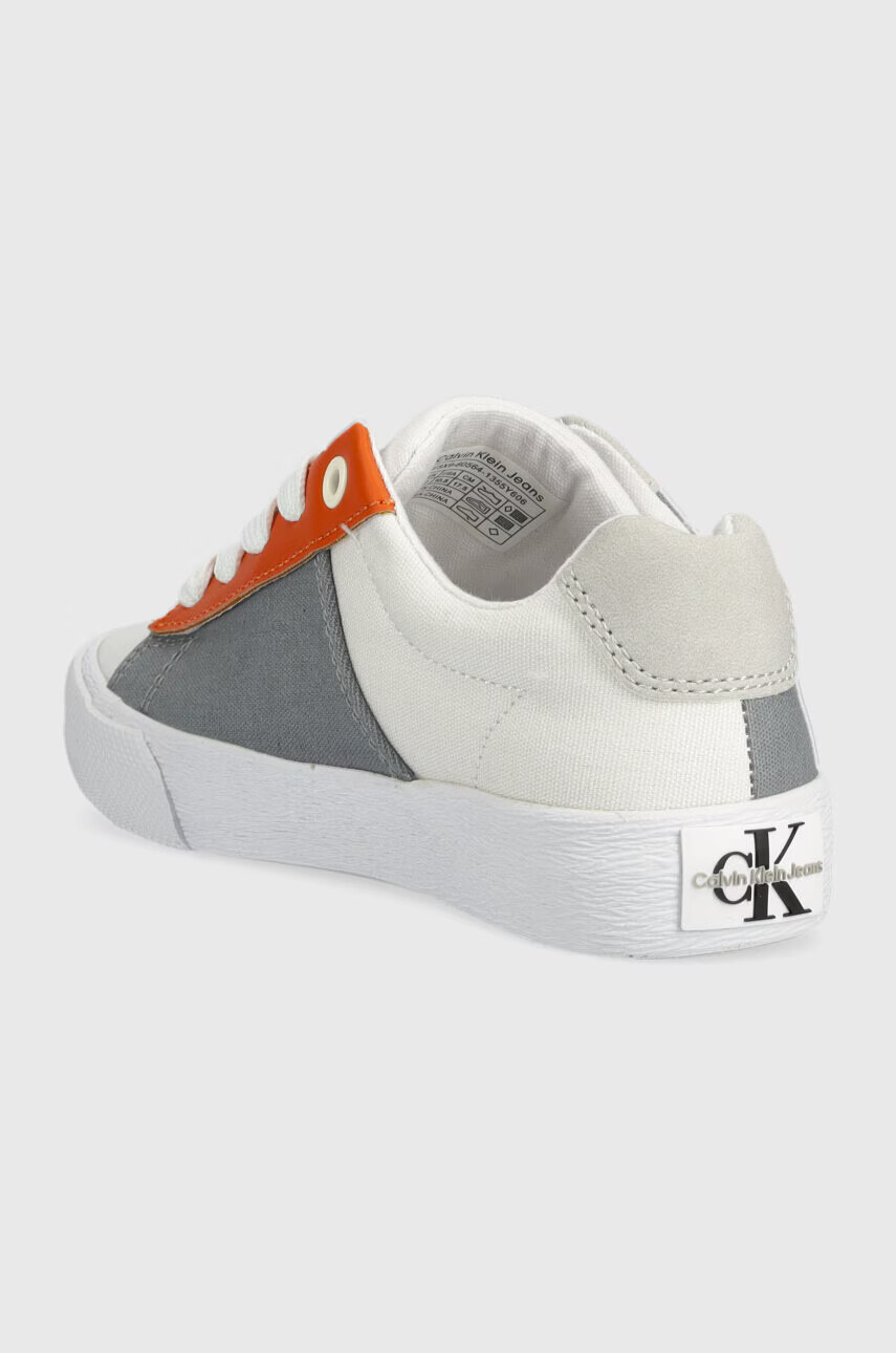 Calvin Klein Jeans Детски ниски кецове в сиво - Pepit.bg