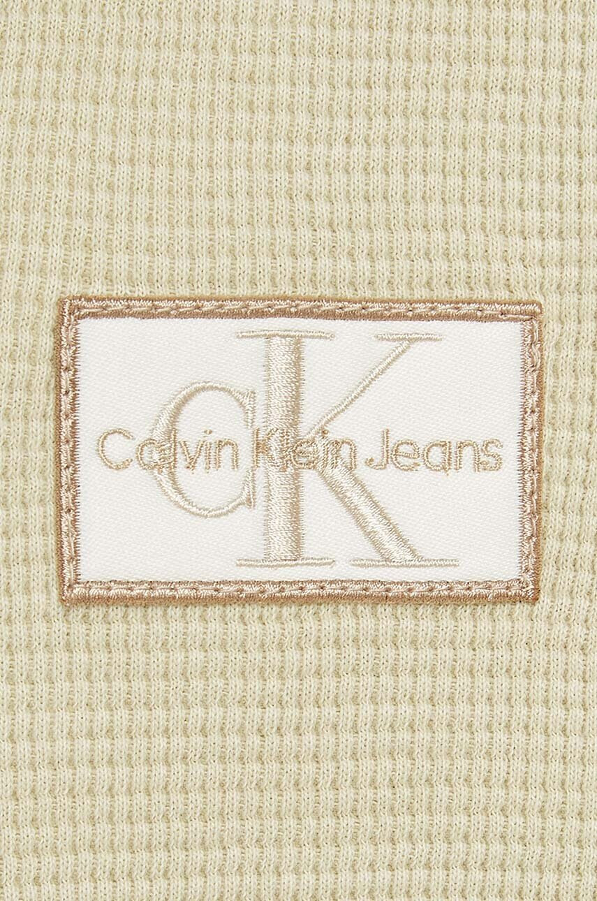 Calvin Klein Jeans Детски памучен комплект в бежово - Pepit.bg