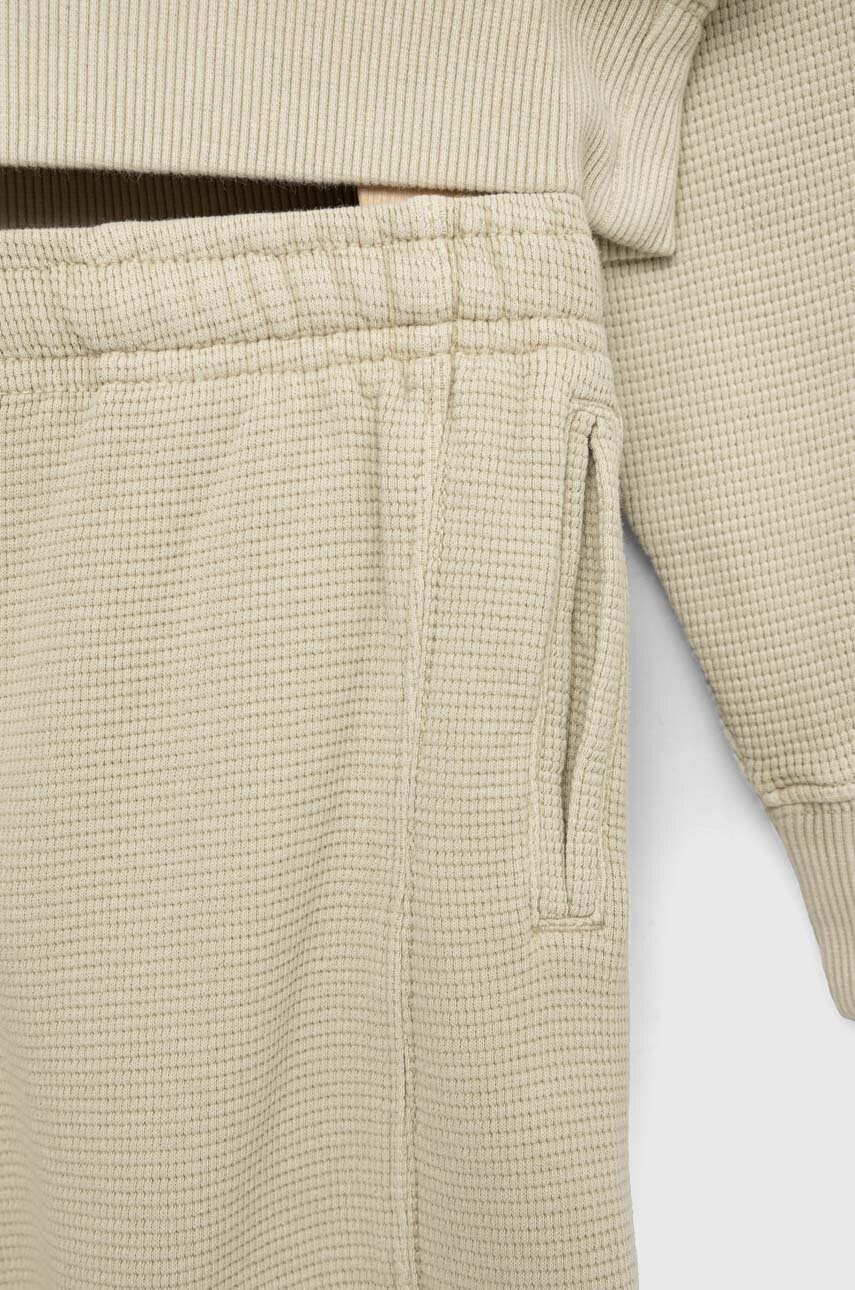 Calvin Klein Jeans Детски памучен комплект в бежово - Pepit.bg