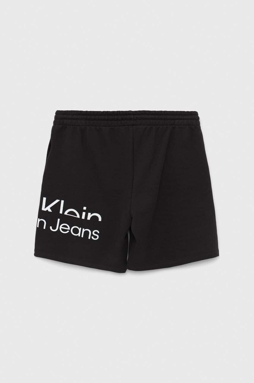 Calvin Klein Jeans Детски памучен къс панталон - Pepit.bg