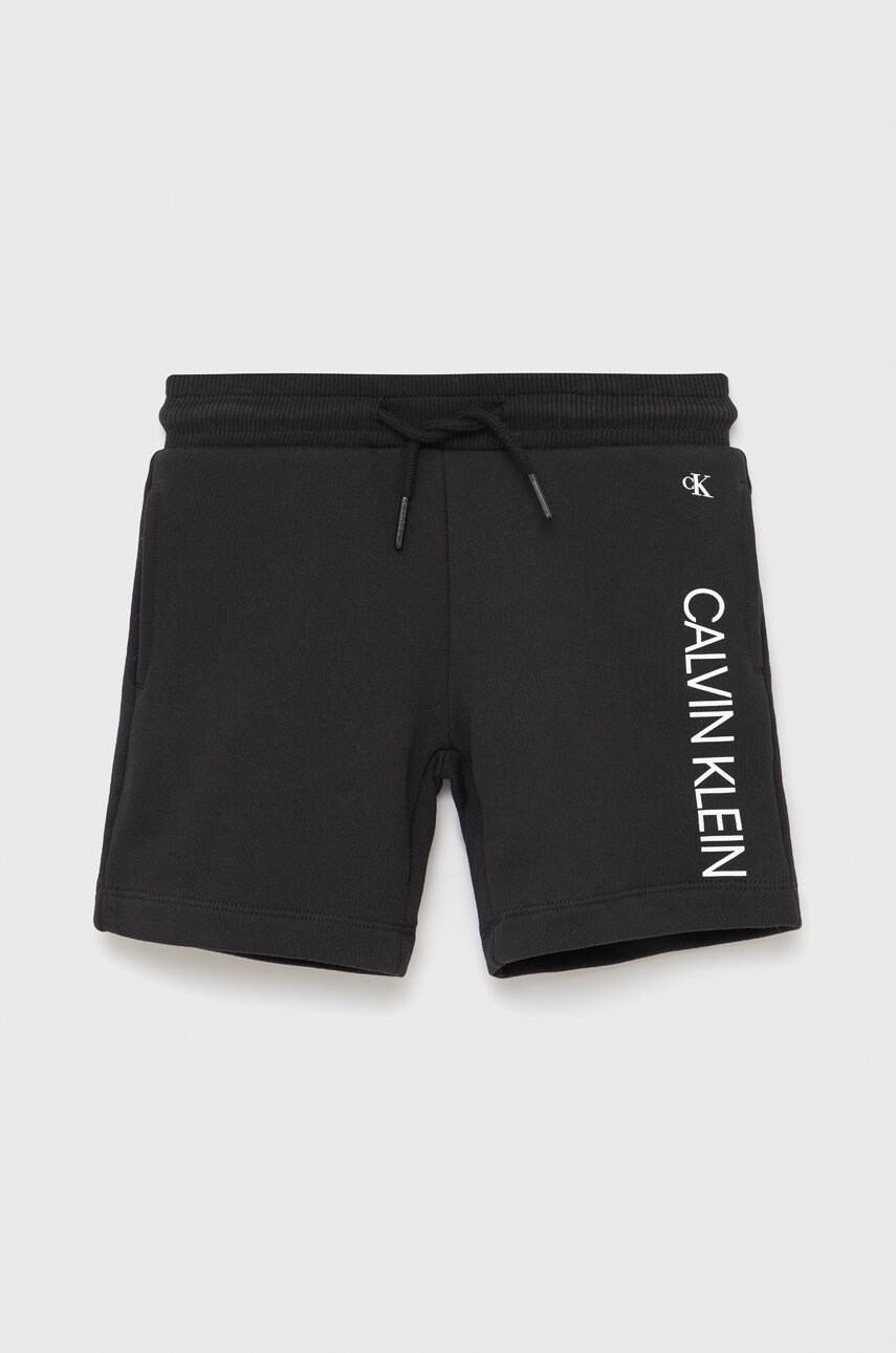 Calvin Klein Jeans Детски памучен къс панталон - Pepit.bg