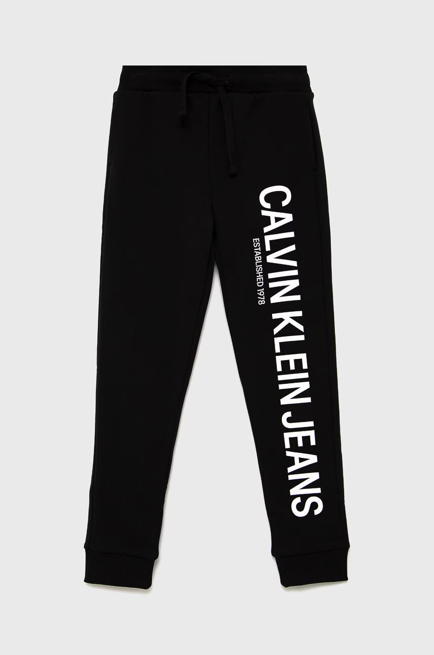 Calvin Klein Jeans Детски памучен панталон - Pepit.bg