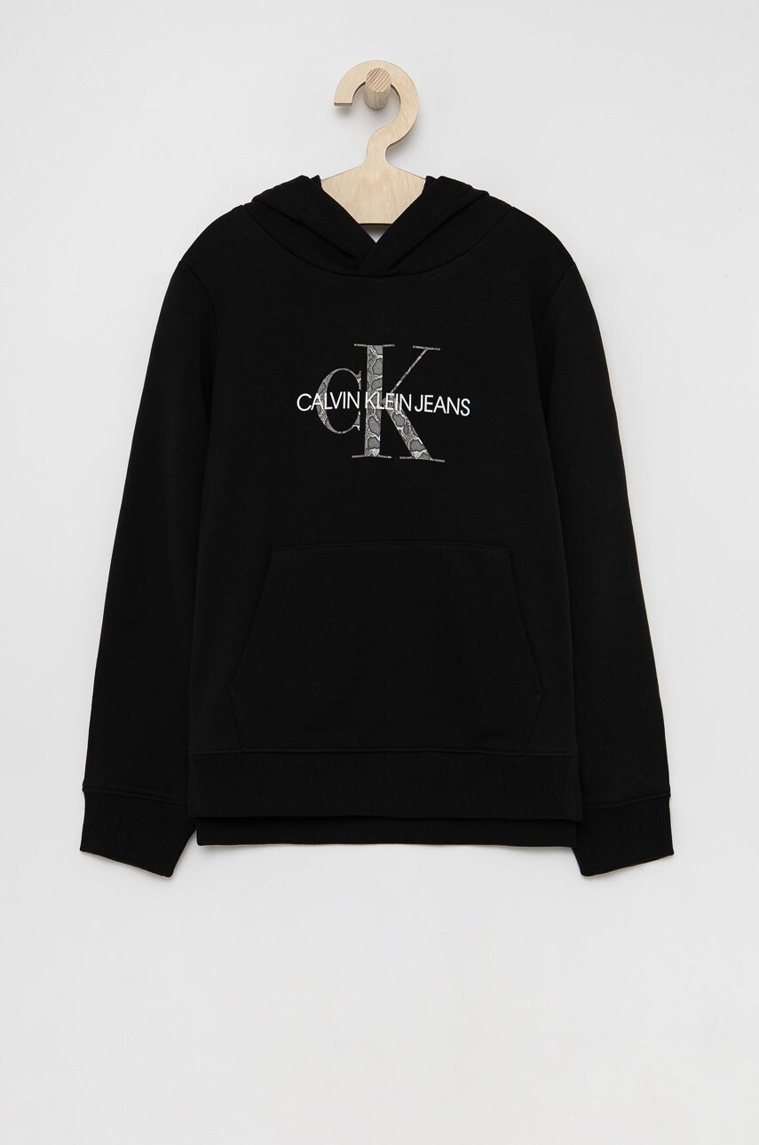 Calvin Klein Jeans Детски памучен суичър - Pepit.bg