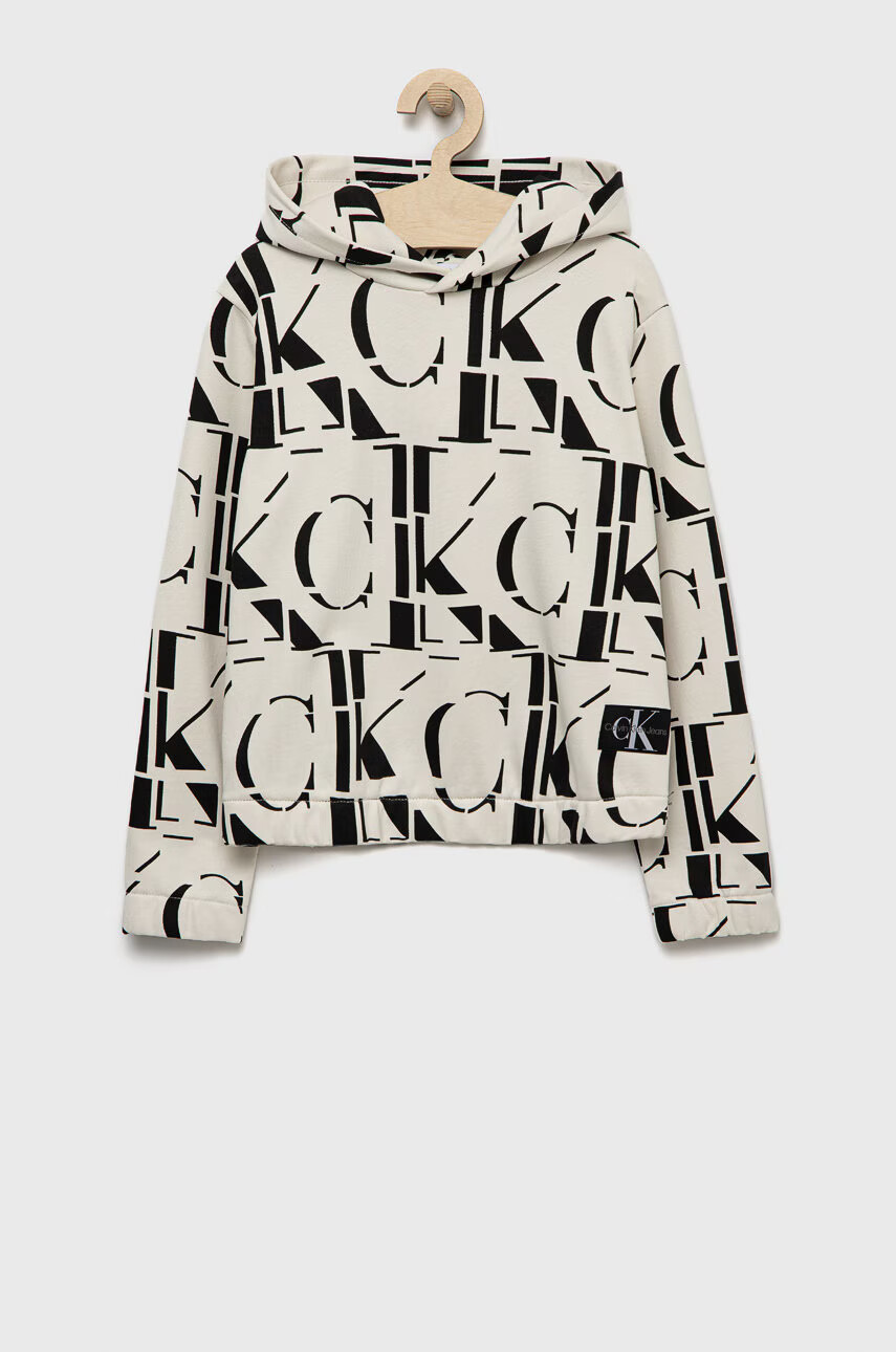 Calvin Klein Jeans Детски памучен суичър - Pepit.bg