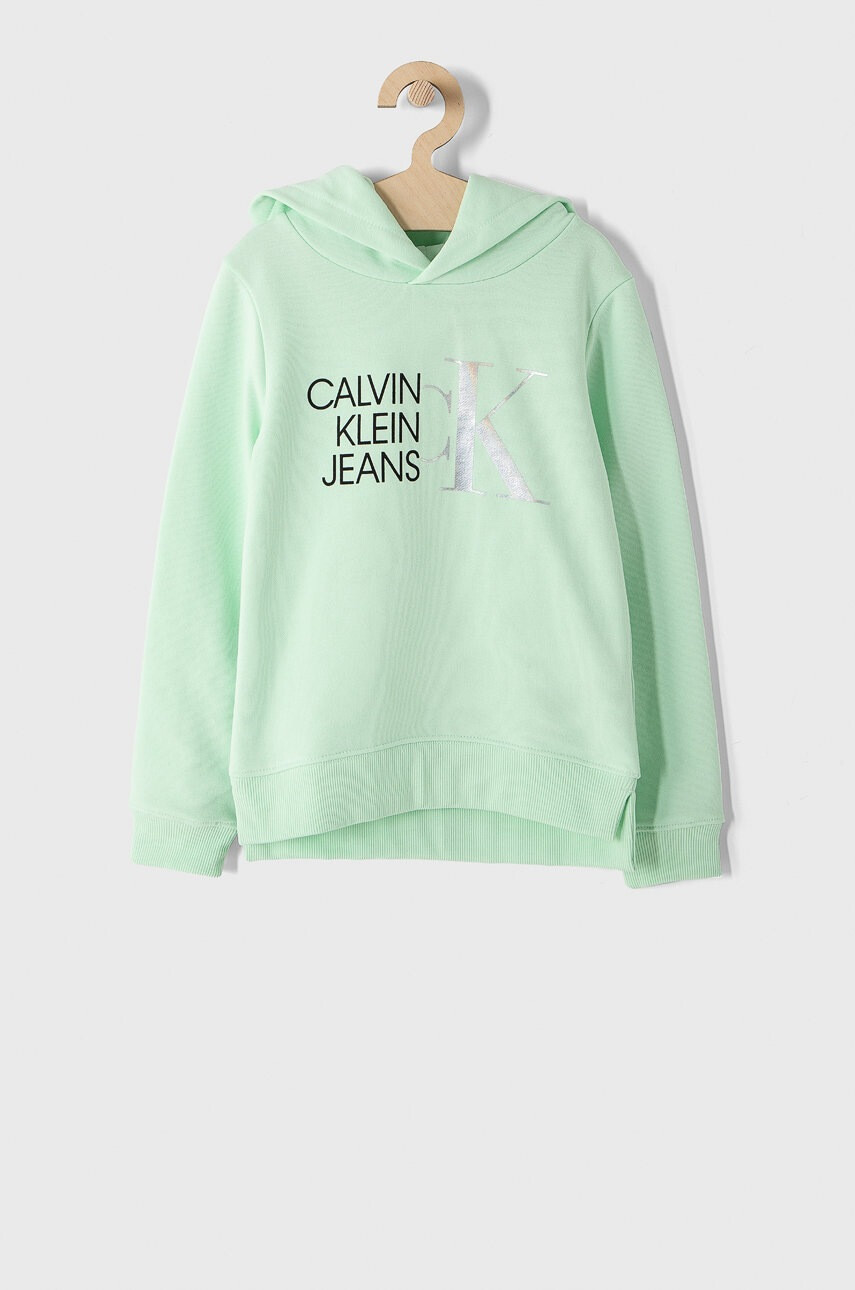 Calvin Klein Jeans Детски памучен суичър 128-176 cm - Pepit.bg