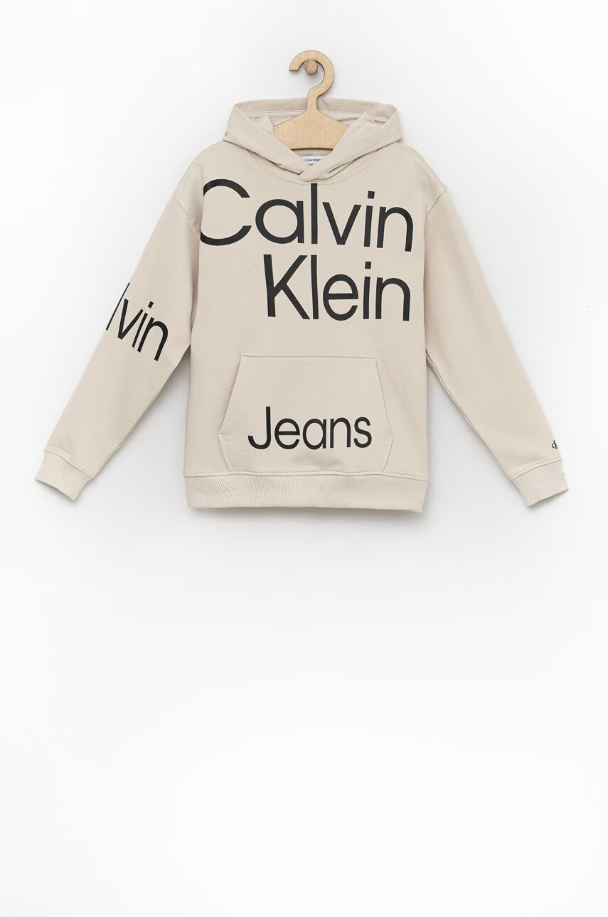 Calvin Klein Jeans Детски памучен суичър - Pepit.bg
