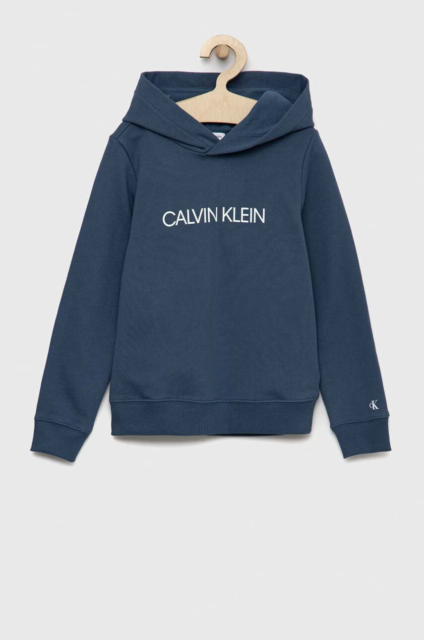 Calvin Klein Jeans Детски памучен суичър - Pepit.bg