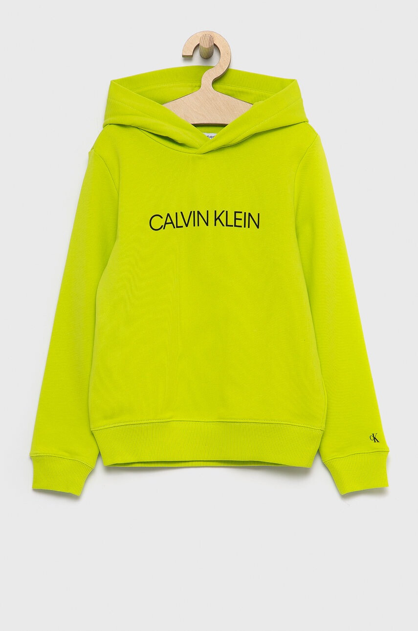 Calvin Klein Jeans Детски памучен суичър - Pepit.bg
