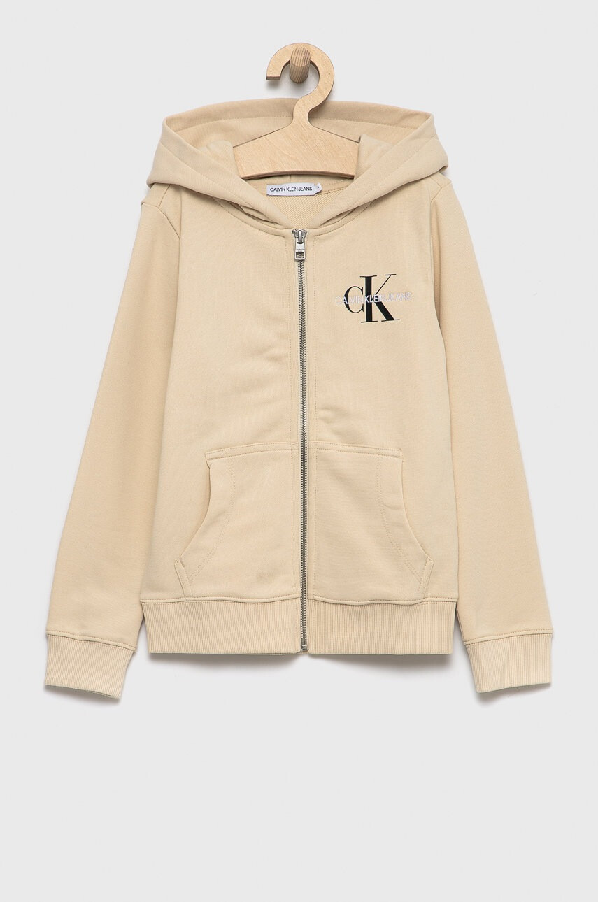 Calvin Klein Jeans Детски памучен суичър - Pepit.bg