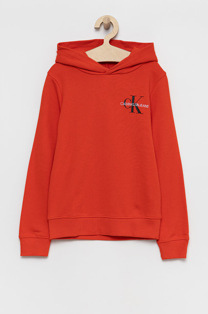 Calvin Klein Jeans Детски памучен суичър - Pepit.bg