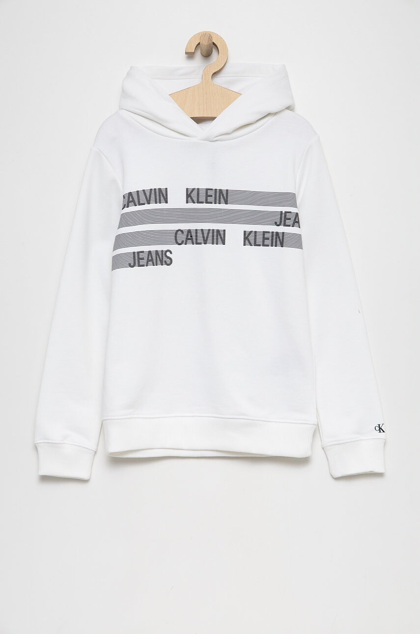 Calvin Klein Jeans Детски памучен суичър - Pepit.bg