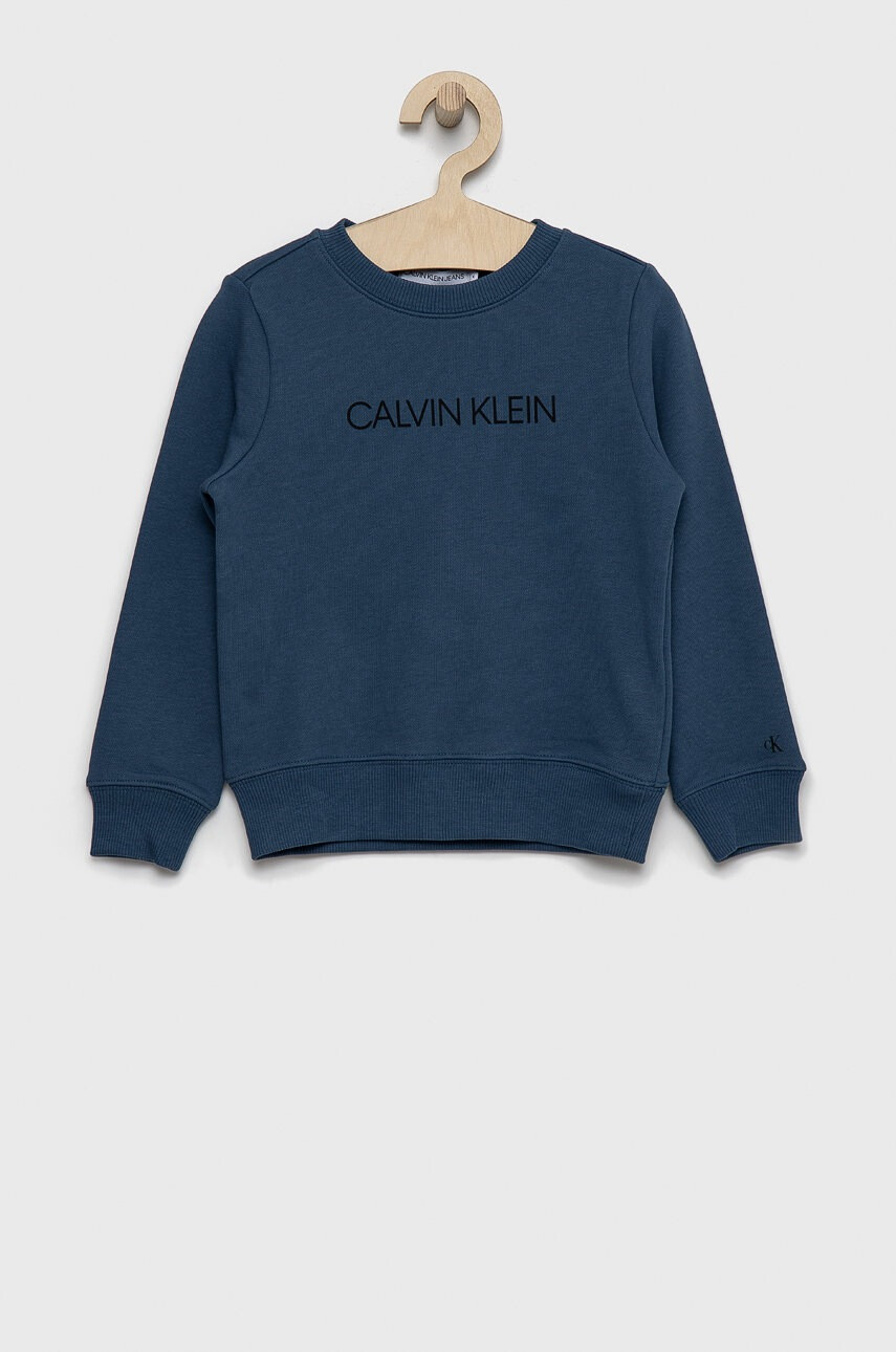 Calvin Klein Jeans Детски памучен суичър - Pepit.bg