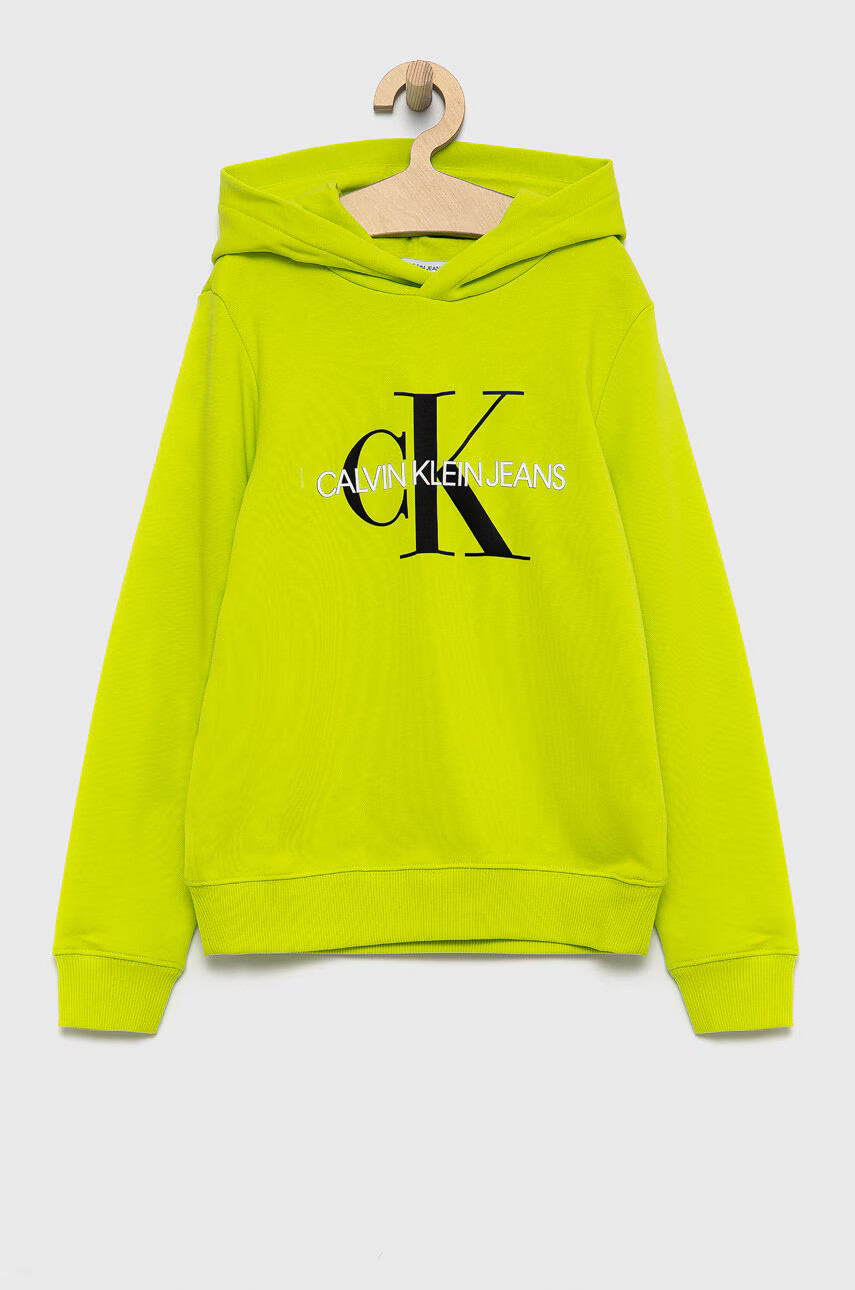Calvin Klein Jeans Детски памучен суичър - Pepit.bg