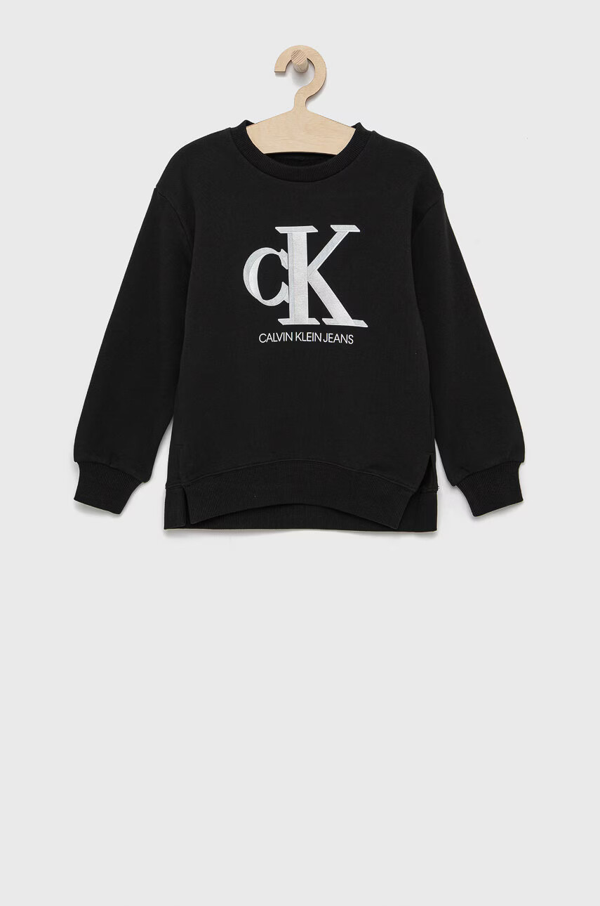 Calvin Klein Jeans Детски памучен суичър - Pepit.bg
