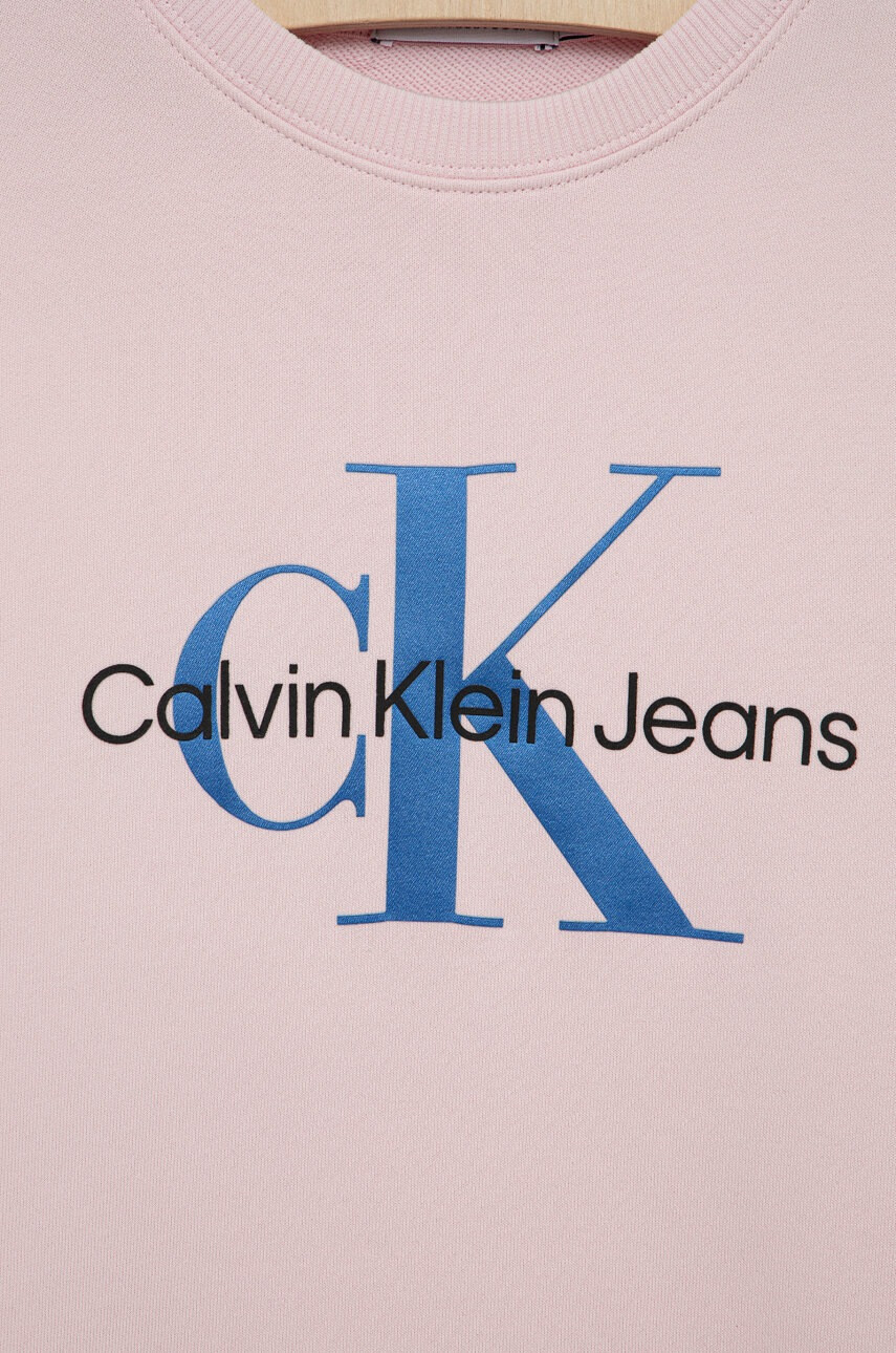 Calvin Klein Jeans Детски памучен суичър - Pepit.bg