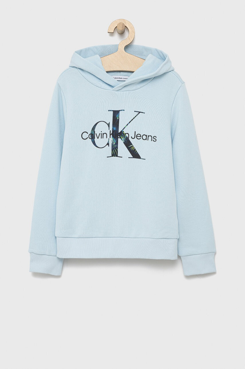 Calvin Klein Jeans Детски памучен суичър - Pepit.bg