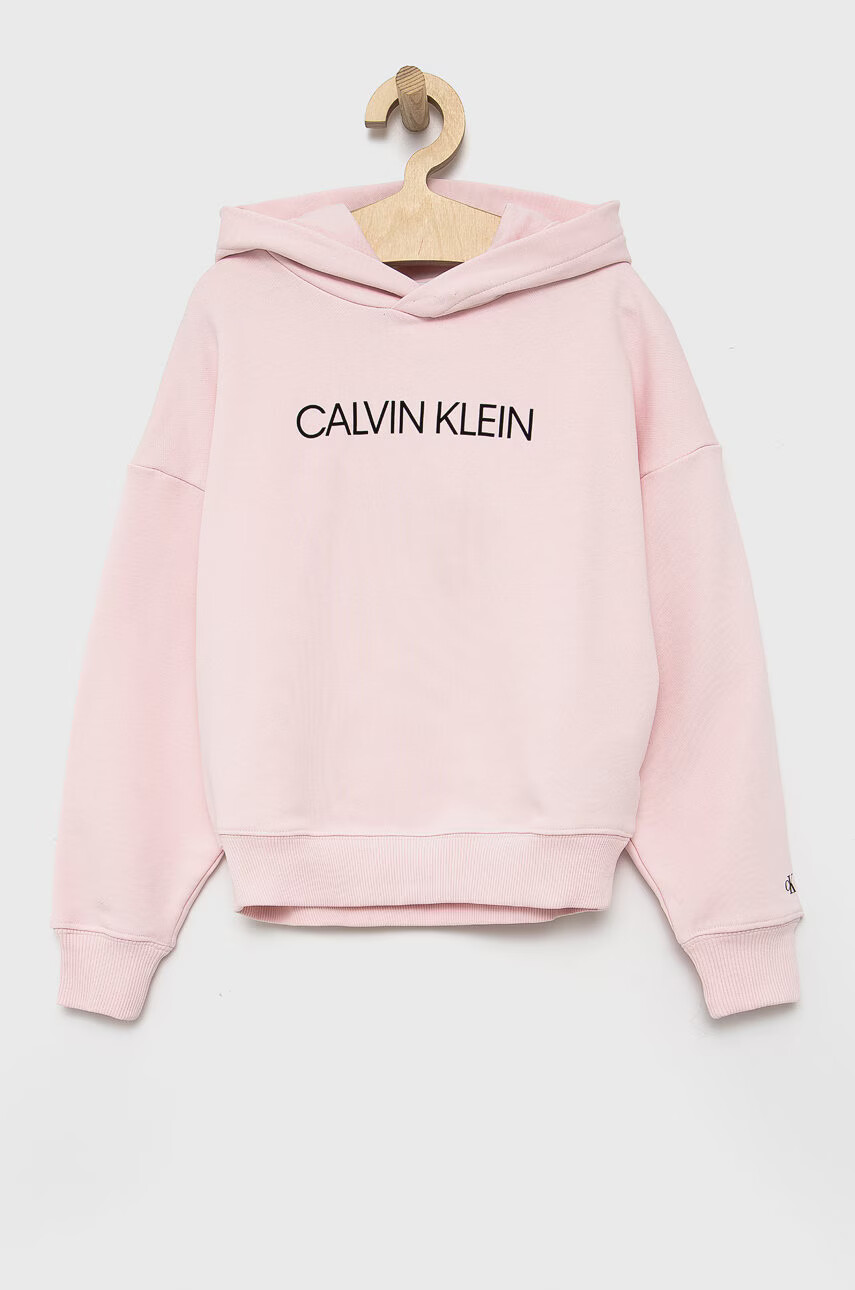 Calvin Klein Jeans Детски памучен суичър - Pepit.bg