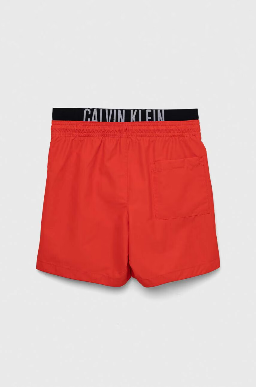 Calvin Klein Jeans Детски плувни шорти в червено - Pepit.bg