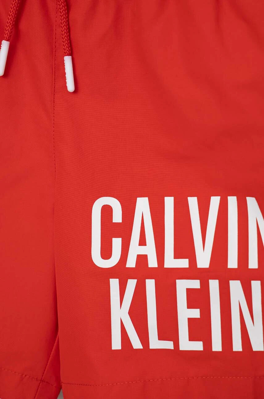 Calvin Klein Jeans Детски плувни шорти в бордо - Pepit.bg