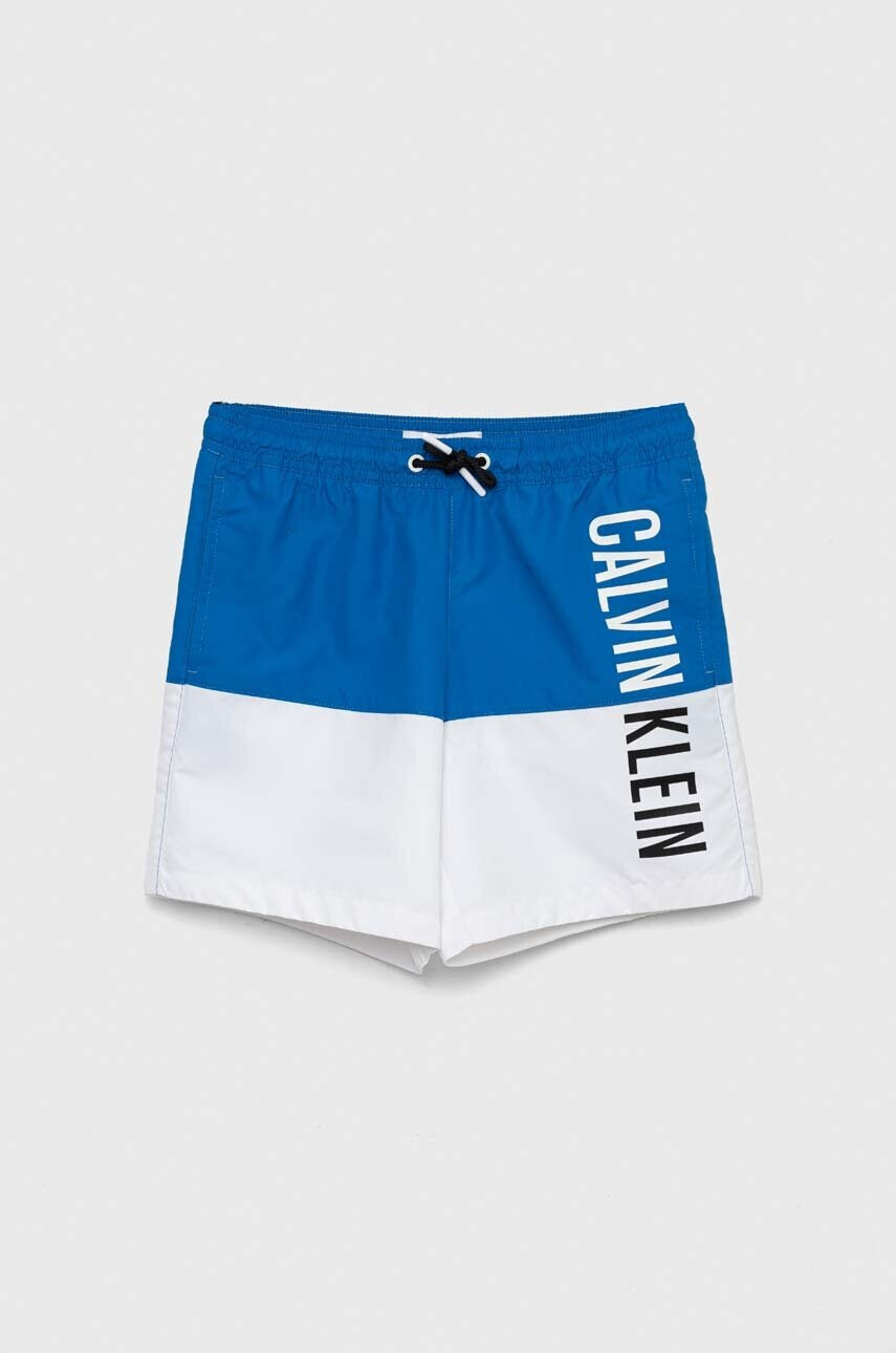 Calvin Klein Jeans Детски плувни шорти в синьо - Pepit.bg