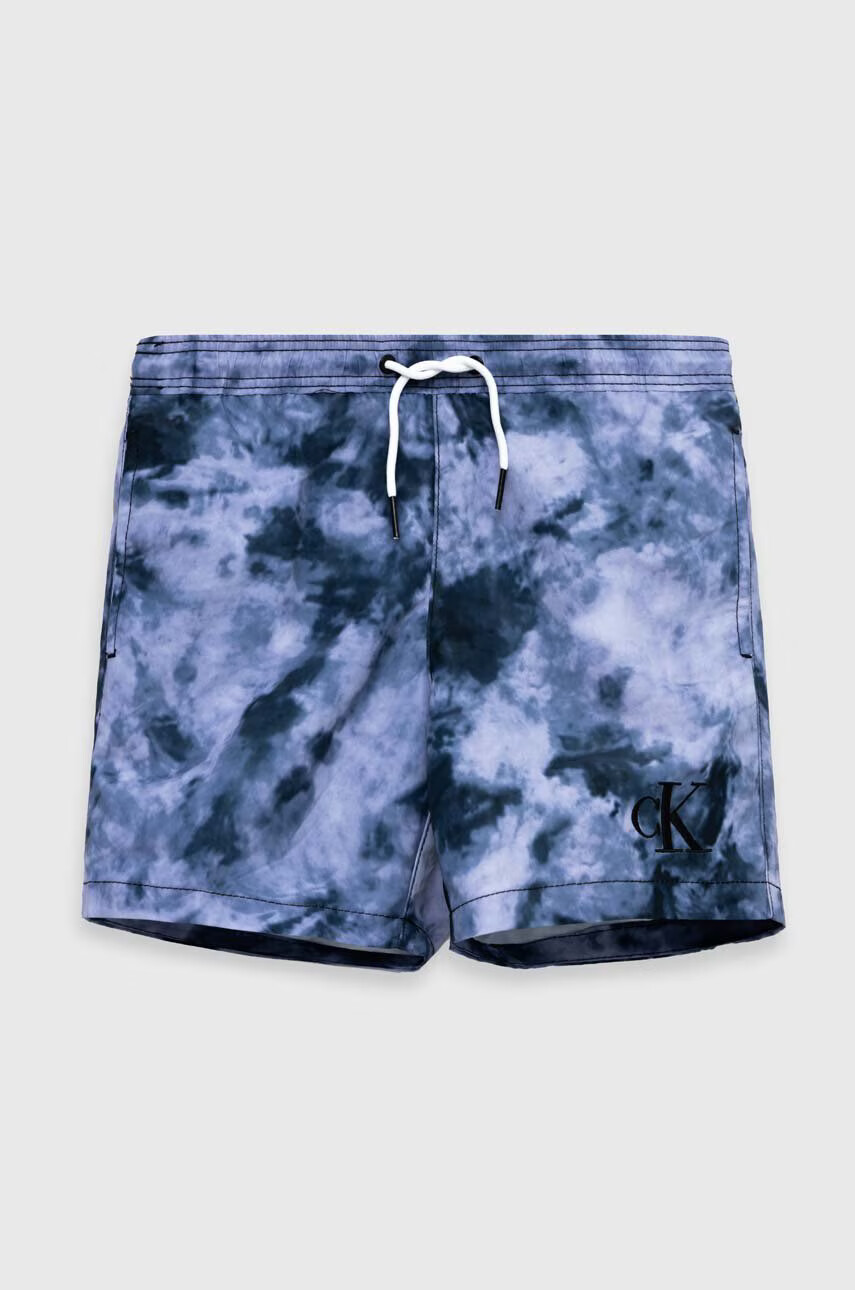 Calvin Klein Jeans Детски плувни шорти в лилаво - Pepit.bg