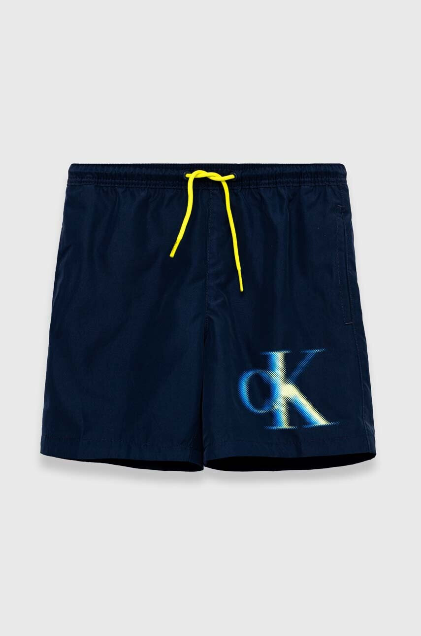 Calvin Klein Jeans Детски плувни шорти в тъмносиньо - Pepit.bg