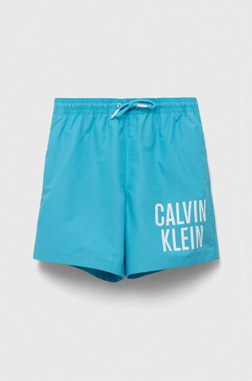Calvin Klein Jeans Детски плувни шорти в синьо - Pepit.bg