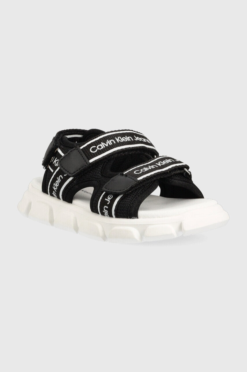 Calvin Klein Jeans Детски сандали в черно - Pepit.bg