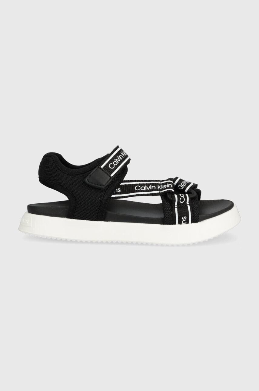 Calvin Klein Jeans Детски сандали в черно - Pepit.bg