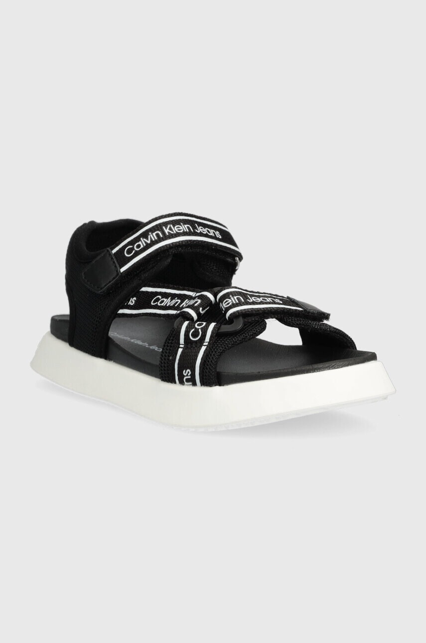 Calvin Klein Jeans Детски сандали в черно - Pepit.bg