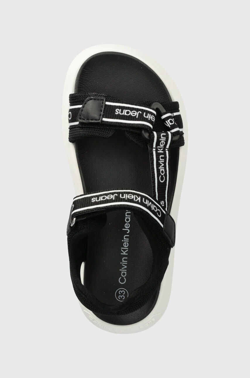 Calvin Klein Jeans Детски сандали в черно - Pepit.bg