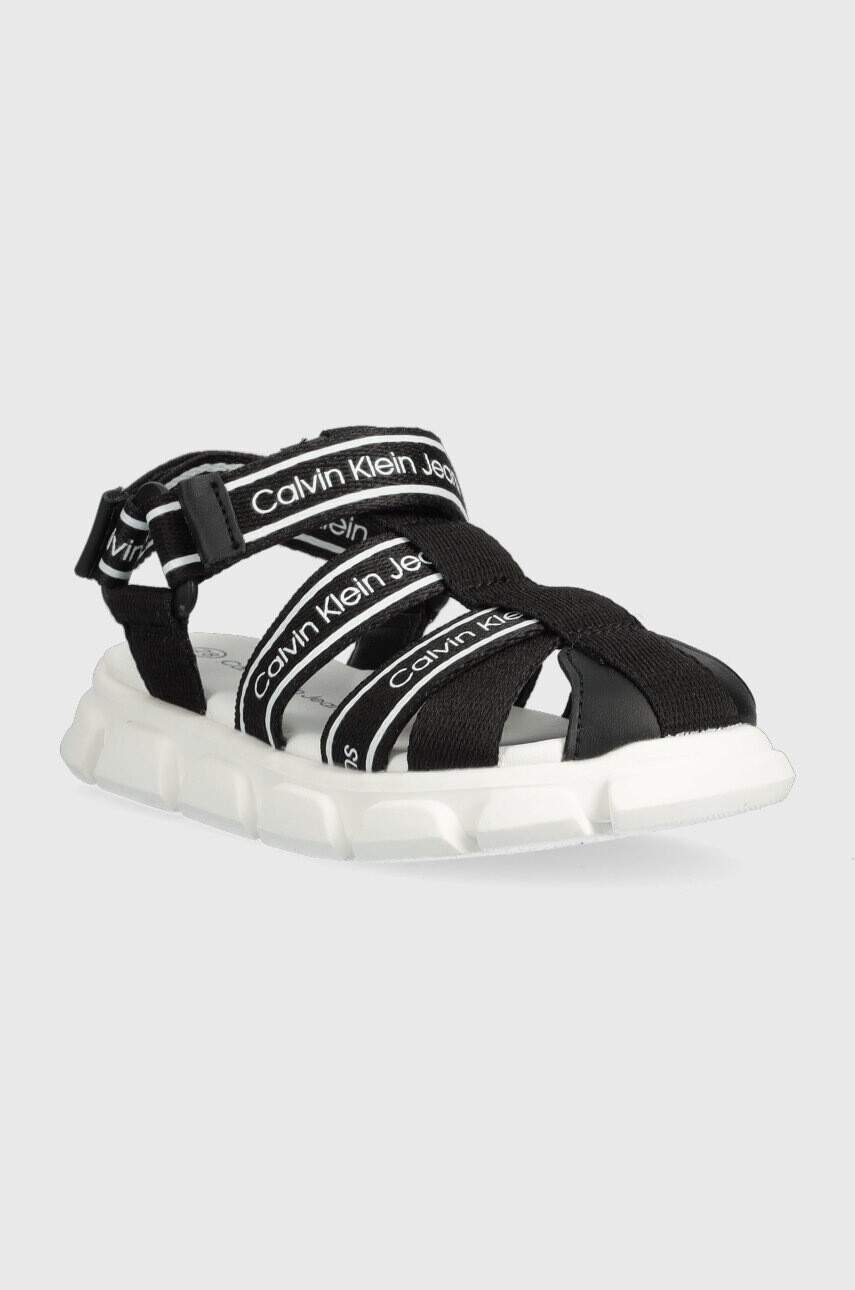 Calvin Klein Jeans Детски сандали в черно - Pepit.bg